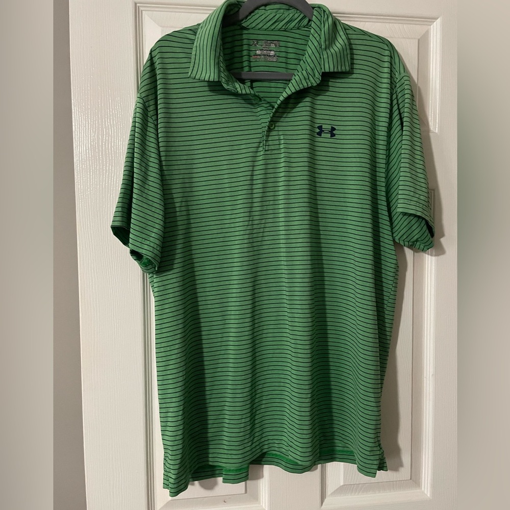 Men’s Under Armour Golf Polo XXL Green